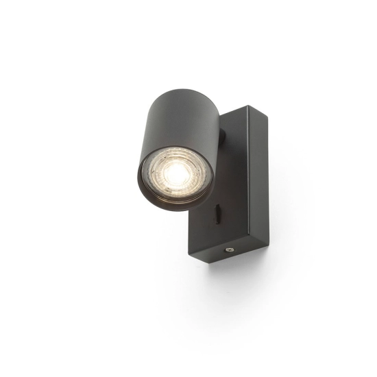 DUDE ścienna czarna 230V LED GU10 9W R13925 Rendl light studio