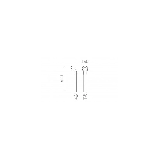 ELIA podłogowa antracyt 230V LED 9W IP44 3000K R13932 Rendl light studio