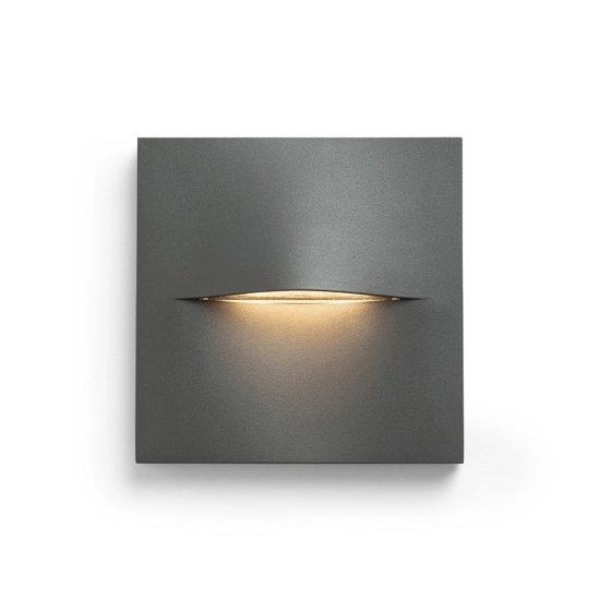 BOBO SQ ścienna antracyt 230V LED 3W IP65 3000K R13935 Rendl light studio