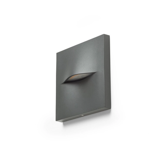 BOBO SQ ścienna antracyt 230V LED 3W IP65 3000K R13935 Rendl light studio