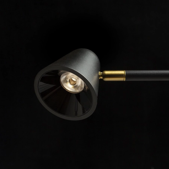 STIG podłogowa czarna 230V LED 8.4W 34° 3000K R13942 Rendl light studio