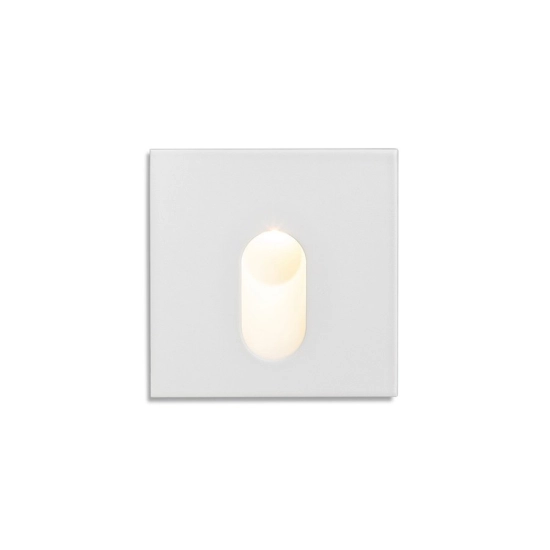 MEMPHIS SQ wpuszczana w ścianę biała 230V LED 3W 60° 3000K R13954 Rendl light studio