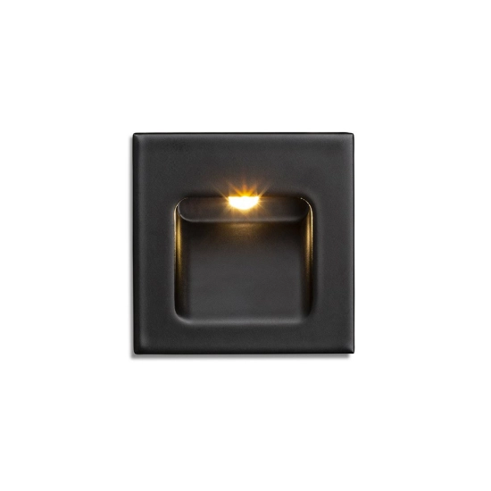 AMARO wpuszczana czarna 230V LED 3W 60° 3000K R13958 Rendl light studio