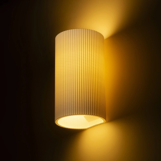 CALLUM RL2 250 ścienna biała Eco PLA 230V LED E27 15W R13998 Rendl light studio