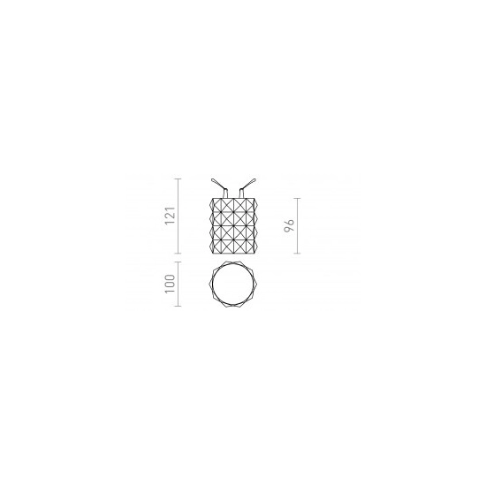 MARENGA RD6 96 wpuszczana biała Eco PLA 230V LED 6W 3000K R14010 Rendl light studio