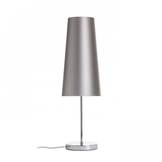 NYC/CONNY 15/30 stołowa Monaco gołębio szara/srebrne PVC/chrom 230V LED E27 11W R14051 Rendl light studio