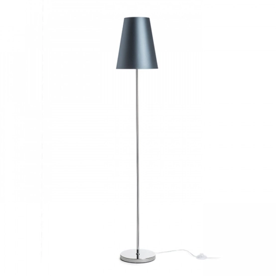 NYC/CONNY 25 podłogowa Monaco naftowa/srebrne PVC/chrom 230V LED E27 15W R14075 Rendl light studio