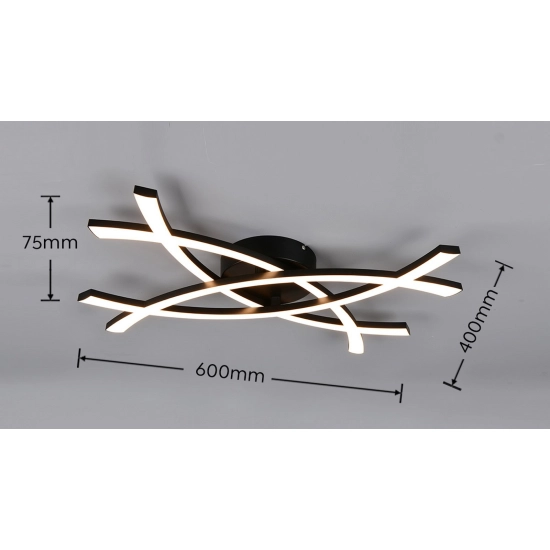 POLLOCK – R23691132 incl. 1x SMD, 22W · 1x 2500lm, 3000K TRIO