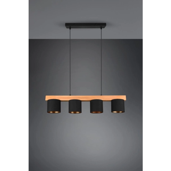 kinkiecik.pl Lampa wisząca czarna CAMERON R30654002 TRIO