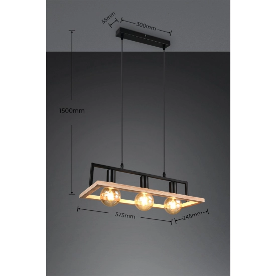 BANO – R36693032 excl. 3x E27 · max. 10W TRIO