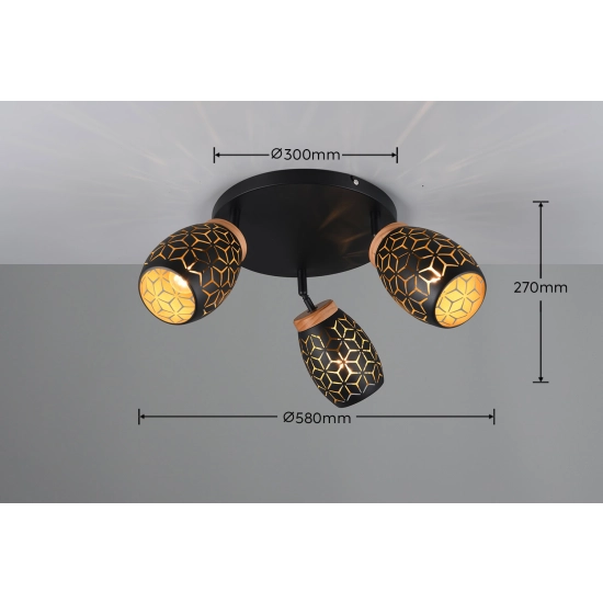 BIDAR – R61573380 excl. 3x E14 · max. 10W TRIO