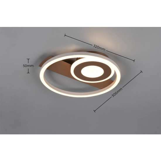 HORUS – R63671132 incl. 1x SMD, 22W · 1x 2500lm, 3000K TRIO