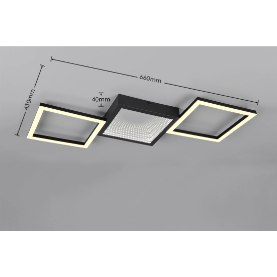 GELO – R64471132 incl. 1x SMD, 24W · 1x 2500lm, 3000K TRIO