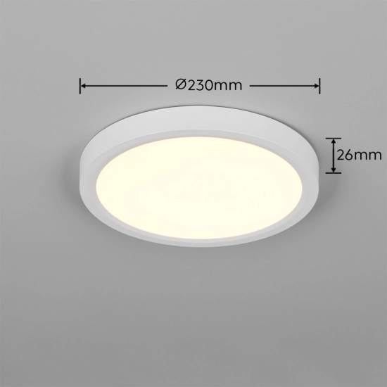 DRACO – R65891131 incl. 1x SMD, 18W · 1x 2300lm, 2300+3000+4000K TRIO