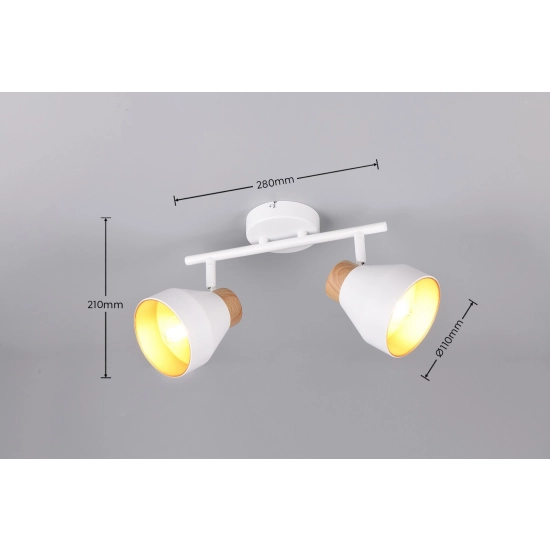 VALENTIN – R81922031 excl. 2x E14 · max. 10W TRIO