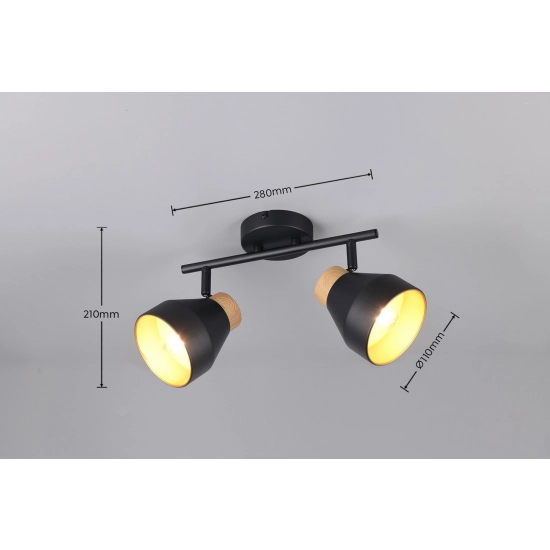 VALENTIN – R81922032 excl. 2x E14 · max. 10W TRIO