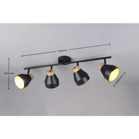 VALENTIN – R81924032 excl. 4x E14 · max. 10W TRIO
