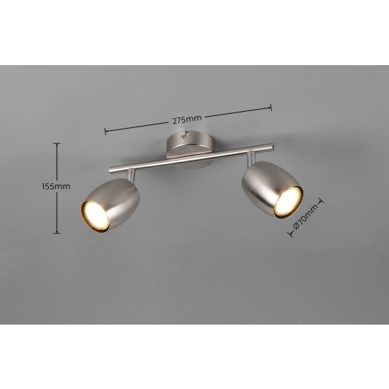 NANCY – R86262007 excl. 2x GU10 · max. 35W TRIO