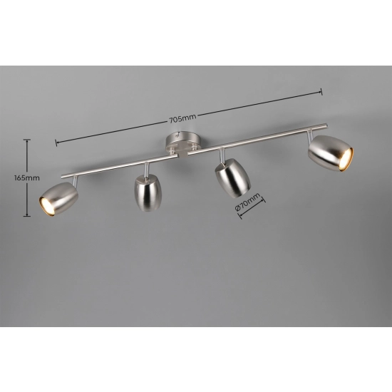 NANCY – R86264007 excl. 4x GU10 · max. 35W TRIO
