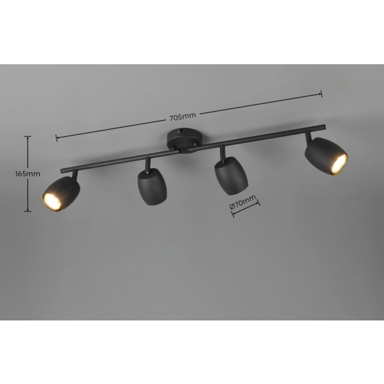 NANCY – R86264032 excl. 4x GU10 · max. 35W TRIO