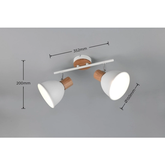 DELUME – R86672031 excl. 2x E27 · max. 40W TRIO