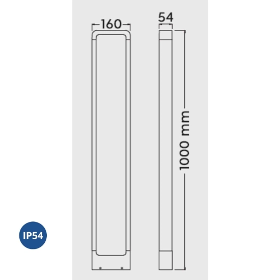 kinkiecik.pl Lampa stojąca RENO – 420760142 incl. 1x COB LED, 4,5W · 1x 450lm, 3000K IP54 TRIO