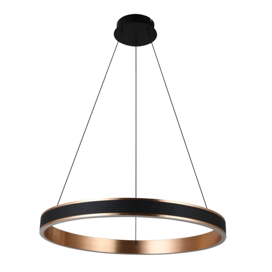 Lampa wisząca RIO 60 3-STEP DIMM 43W 3000K czarny złoty AZ5777 AZZARDO