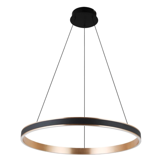 Lampa wisząca RIO 80 3-STEP DIMM 54W 3000K czarny złoty AZ5778 AZZARDO