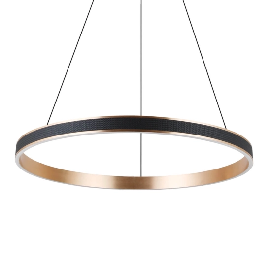 Lampa wisząca RIO 80 3-STEP DIMM 54W 3000K czarny złoty AZ5778 AZZARDO