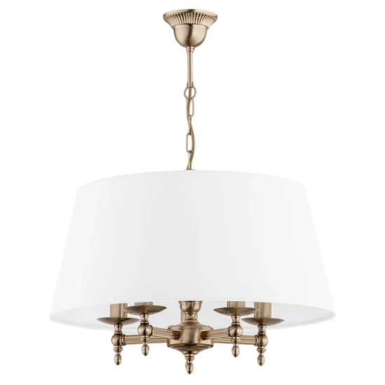 Lampa wisząca ROKSANA ZŁOTA 5xE14 16075 ALFA