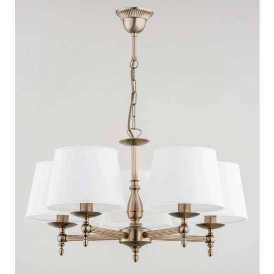 Lampa wisząca ROKSANA ZŁOTA 5xE14 16076 ALFA