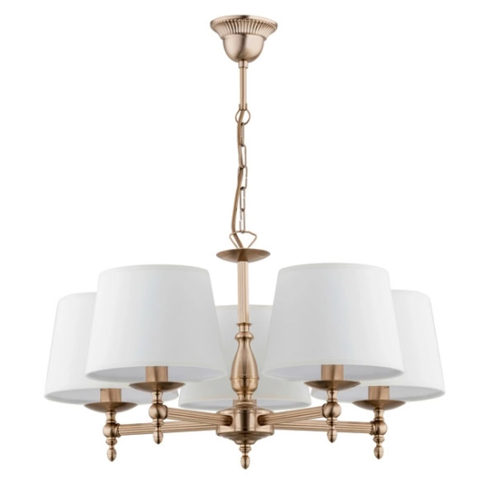 Lampa wisząca ROKSANA ZŁOTA 5xE14 16076 ALFA