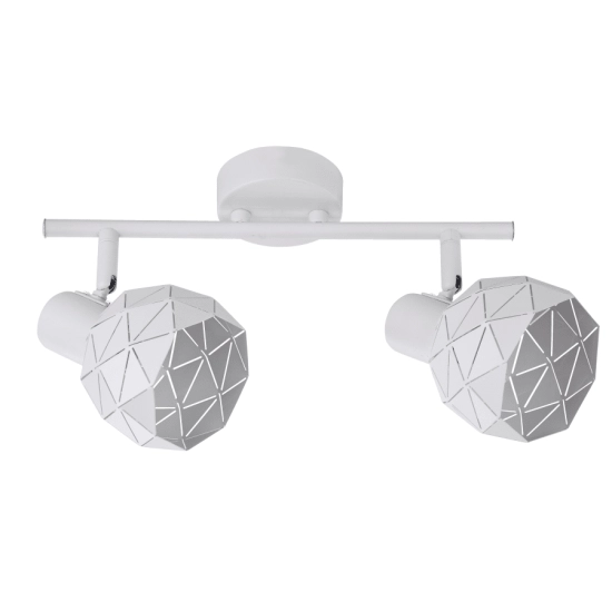 kinkiecik.pl Lampa sufitowa biała REUS 2 LP-8069/2WS WH LIGHT PRESTIGE