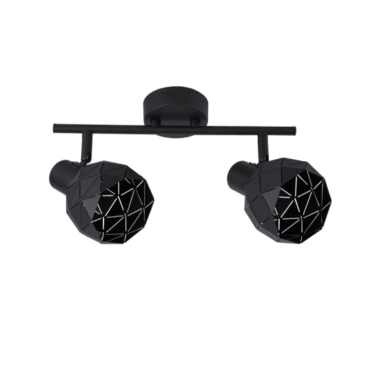 kinkiecik.pl Lampa sufitowa czarna REUS 2 LP-8069/2WS BK LIGHT PRESTIGE