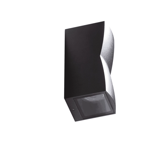 Rezia 2 (black) AZ4345 GU10 2x MAX 35W IP54 METAL GLASS AZZARDO