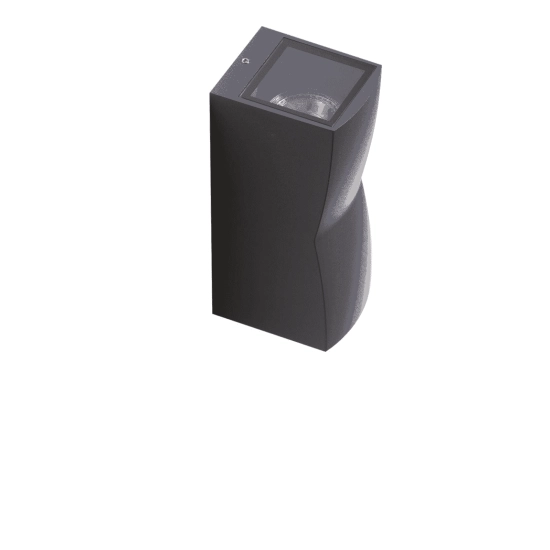 Rezia 2 (dark grey) AZ4346 GU10 2x MAX 35W IP54 METAL GLASS AZZARDO
