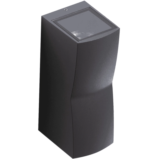 Rezia 2 (dark grey) AZ4346 GU10 2x MAX 35W IP54 METAL GLASS AZZARDO