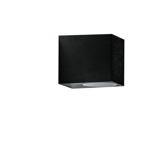 Kinkiet Rimini 1 Square (black) AZ4267 GU10 1x Max 35W IP54 METAL AZZARDO
