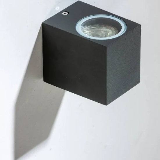 Rimini 1 Square (dark grey) AZ4311 GU10 1x Max 35W IP54 METAL AZZARDO