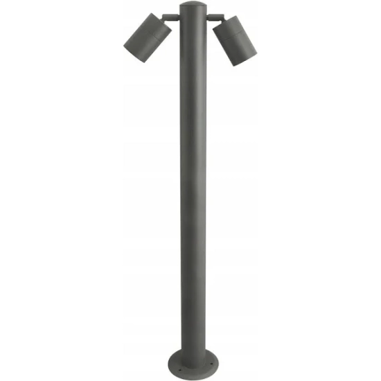 Lampa stojąca Rolf 2 900 (dark grey) AZ4459 GU10 2x MAX 35W IP44 METAL GLASS AZZARDO