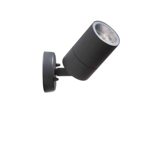 Rolf 1 Wall (dark grey) AZ4476 GU10 1x MAX 35W IP44 METAL GLASS AZZARDO