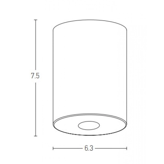 S113 LED SURFACE 7W MOUNTED DOWNLIGHT I 3000K IP54 Zambelis Lights