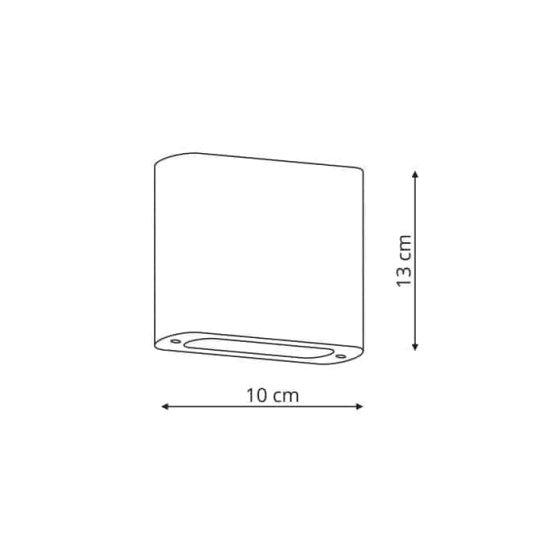 kinkiecik.pl Sapri kinkiet antracyt IP54 LP-1556/1W ANTR Light Prestige
