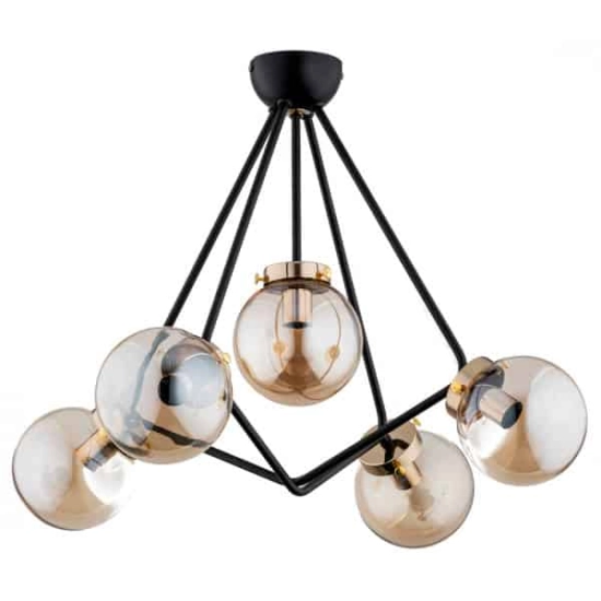 kinkiecik.pl Nowoczesna lampa wisząca SEYNO MIX OP. OŚW. 5 PŁ 62171 ALFA