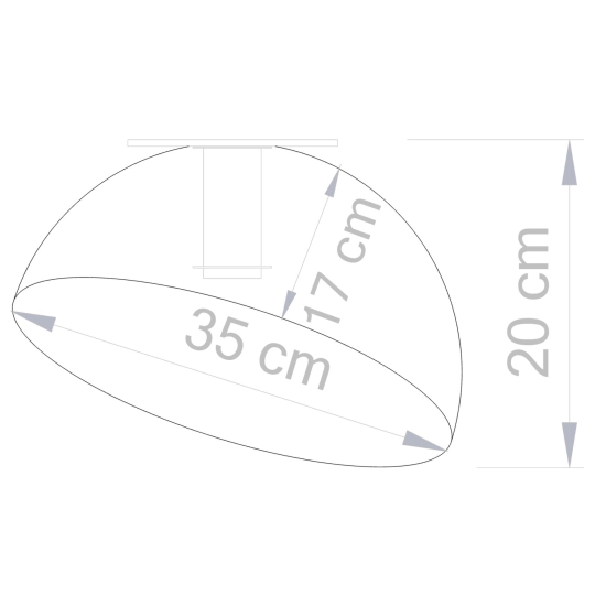 SFERA Plafon ZŁOTY 35 32478 SIGMA