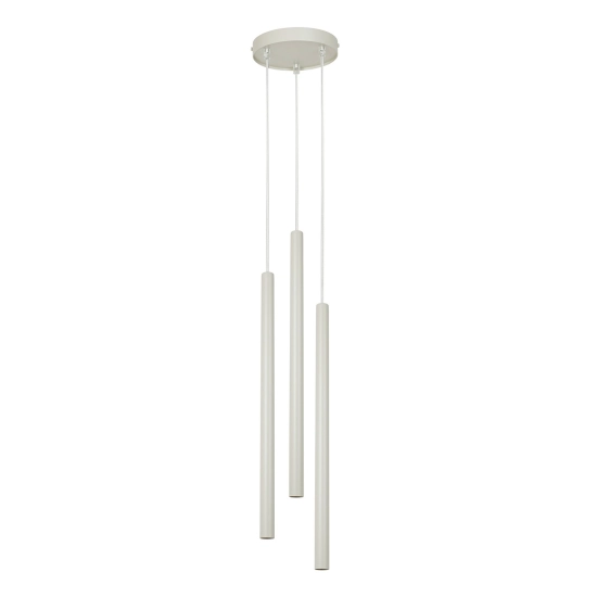Lampa wisząca SOPEL 3 koło szary beż 41198 Sigma - zdjęcie produktu