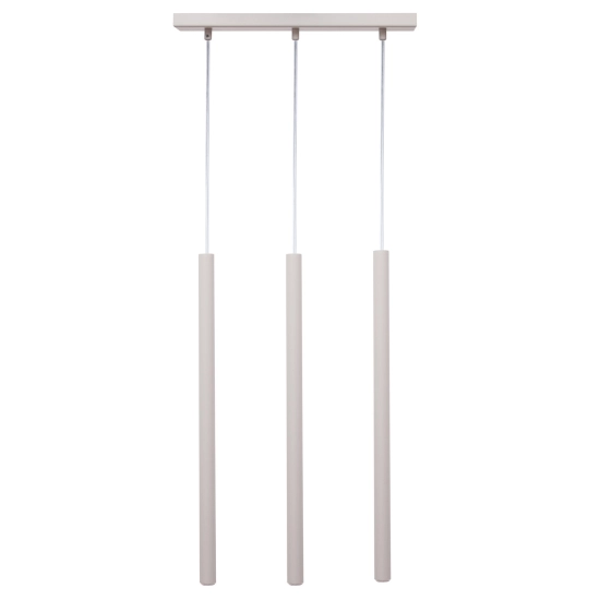 Lampa wisząca SOPEL 3 prosty szary beż 41452 Sigma - zdjęcie produktu