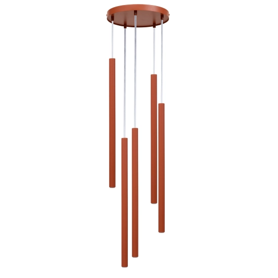 Lampa wisząca SOPEL 5 zwis koło ceglany 41459 Sigma - zdjęcie produktu