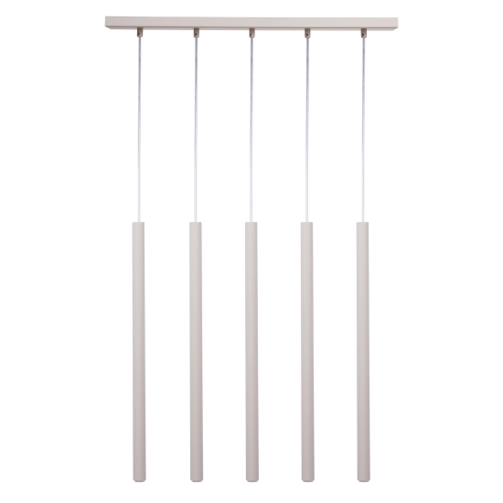 Lampa wisząca SOPEL 5 szary beż 41456 Sigma - zdjęcie produktu