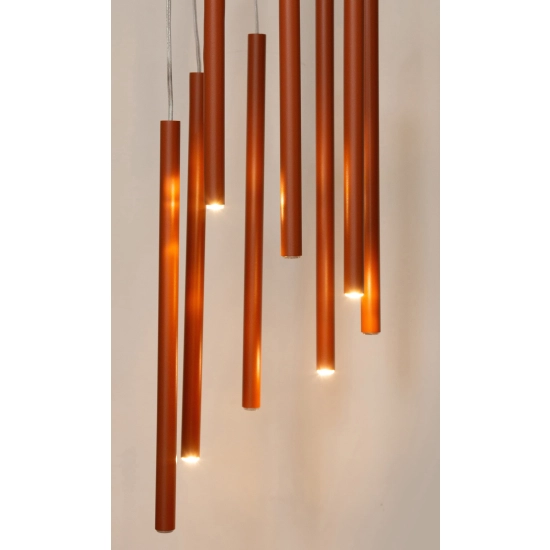 Lampa wisząca SOPEL 8 koło ceglany 41463 Sigma